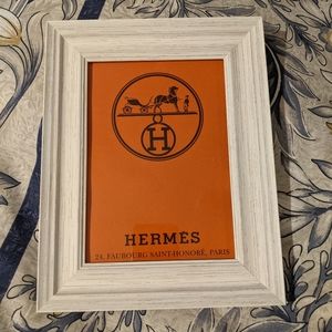 5x7 Hermès Luxury Shopping Bag - Framed